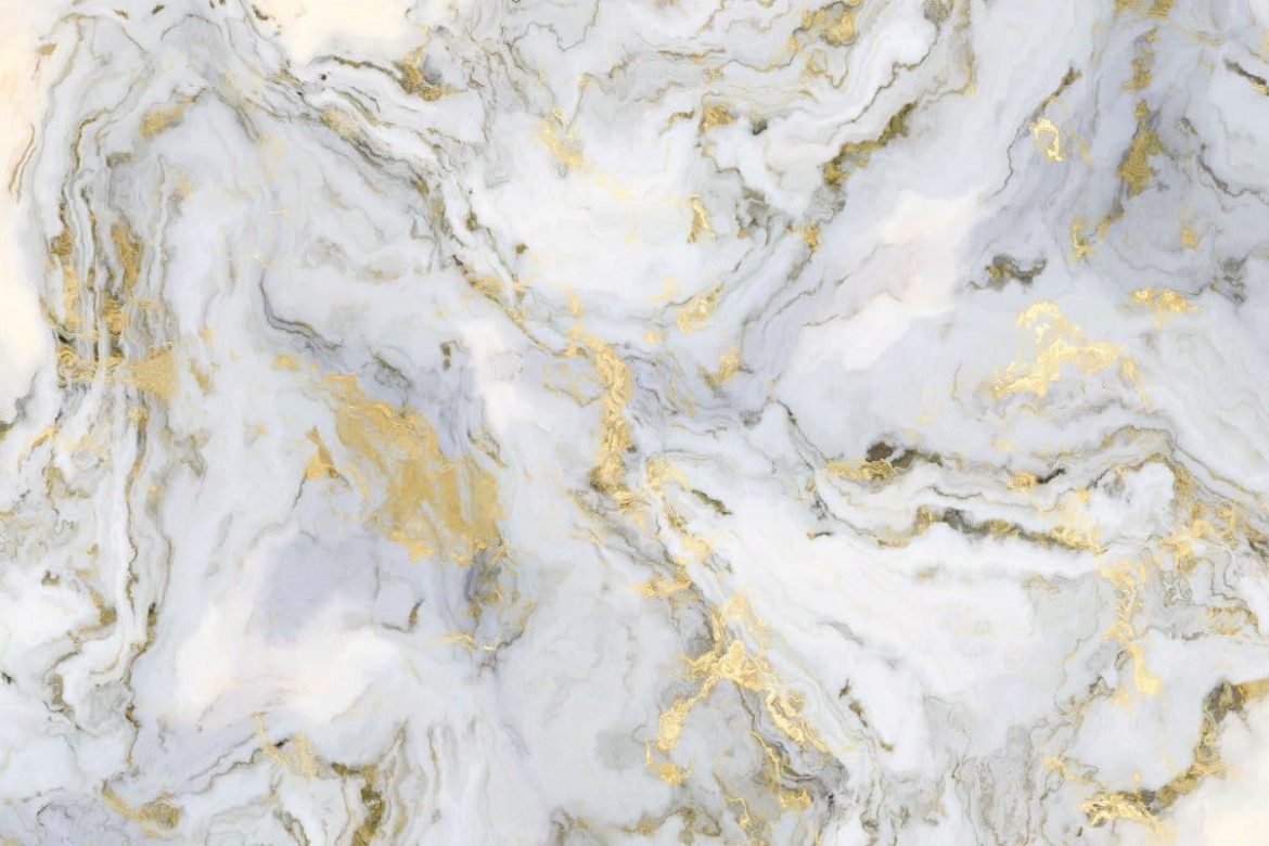 Calacatta Gold Marble Per Slab; Smooth Polished Surface Heat Stain Resistant