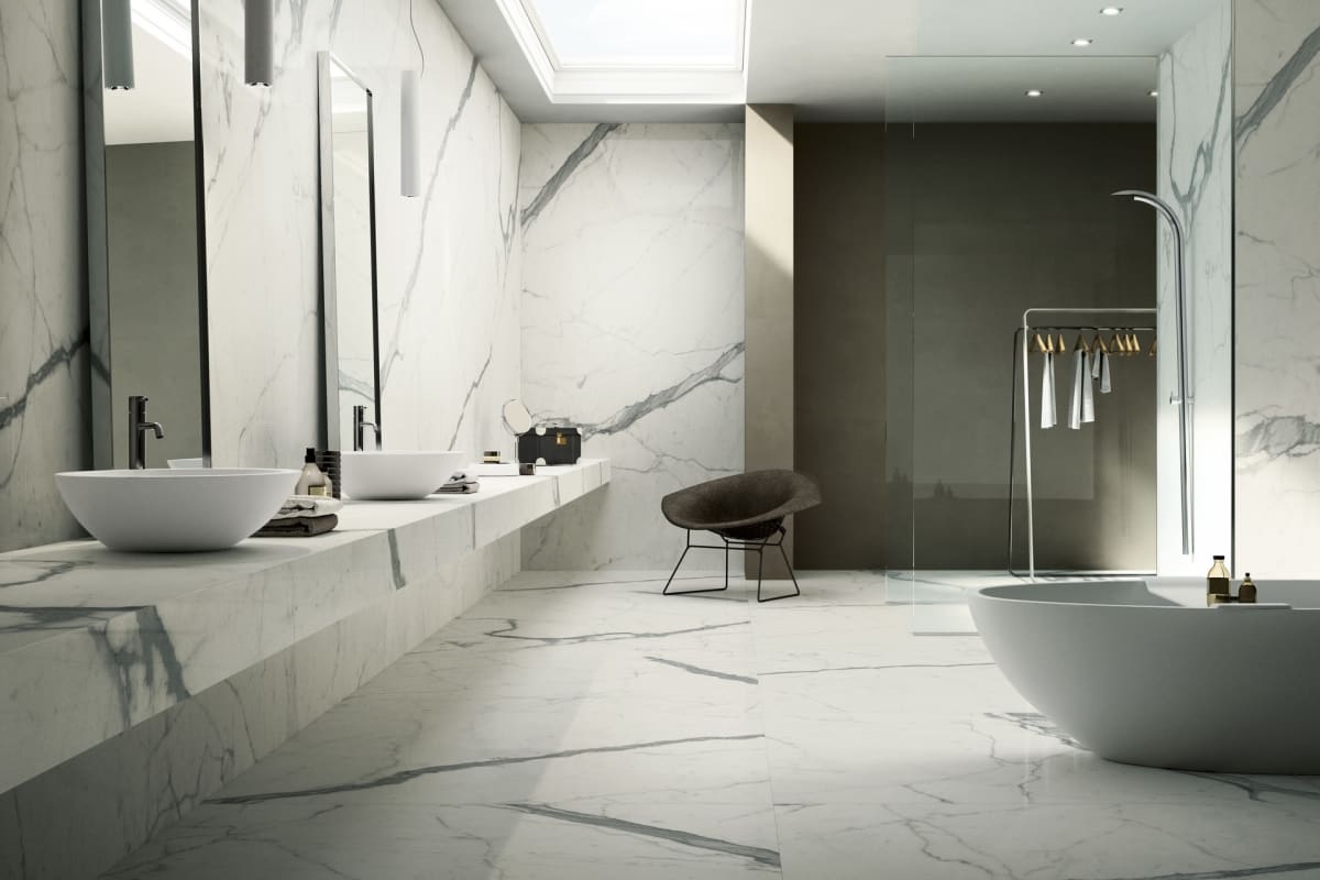  Bathroom Marble in Sri Lanka (Natural Stone) Water Resistant 3 Uses Wall Countertop Floor 