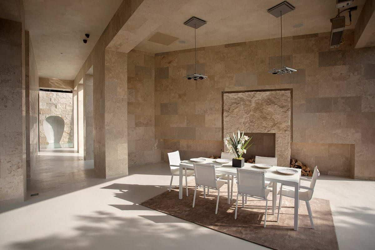  Golden Wheat Travertine; Appearance Wavy Sloping Layers Abrasion Impact Resistant 