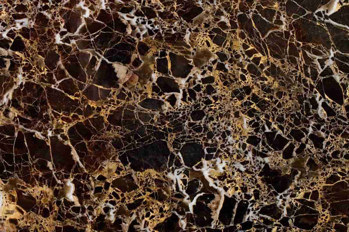  Emperador Marble; Dark Brown Color First Grade White Gold Veins 