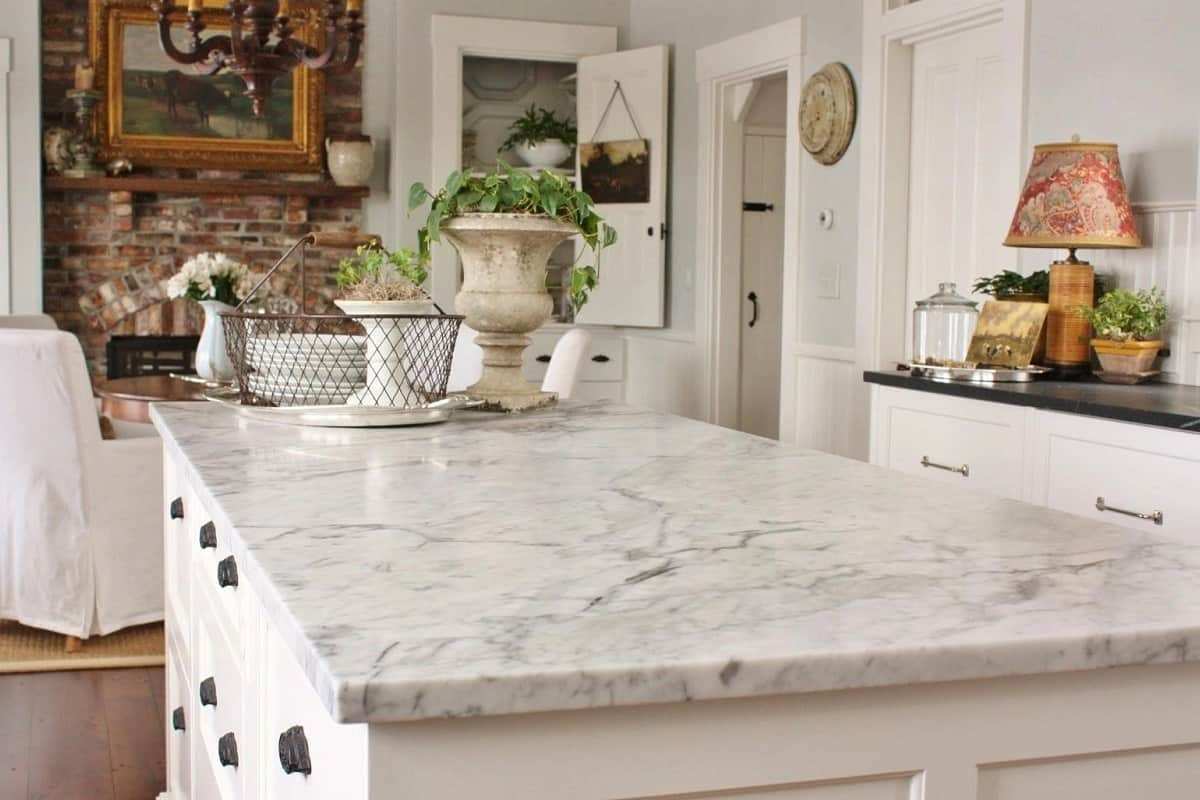  Kitchen Marble; Black Gray Yellow Green Pink 